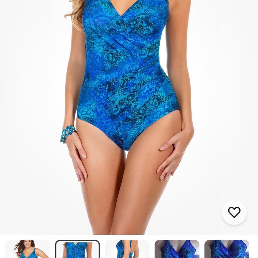 MIRACLESUIT TANGIER OCEANUS SIZE XS ONE PIECE SWIMSUIT